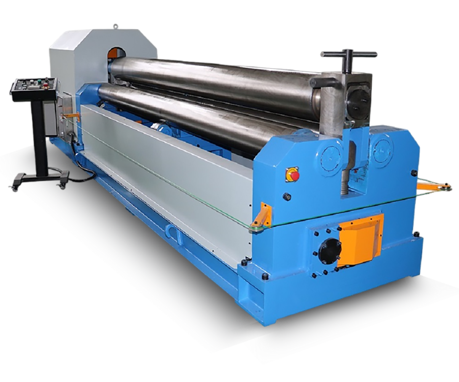 Symmetric Three-Roller Plate Rolling Machine