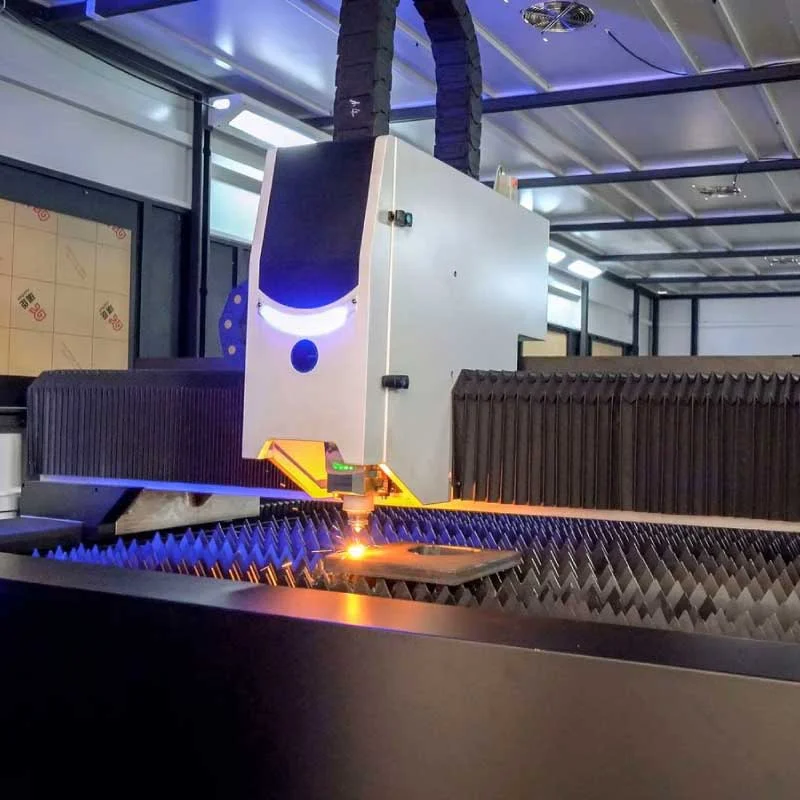 Fume extraction system for fiber laser cutting machine